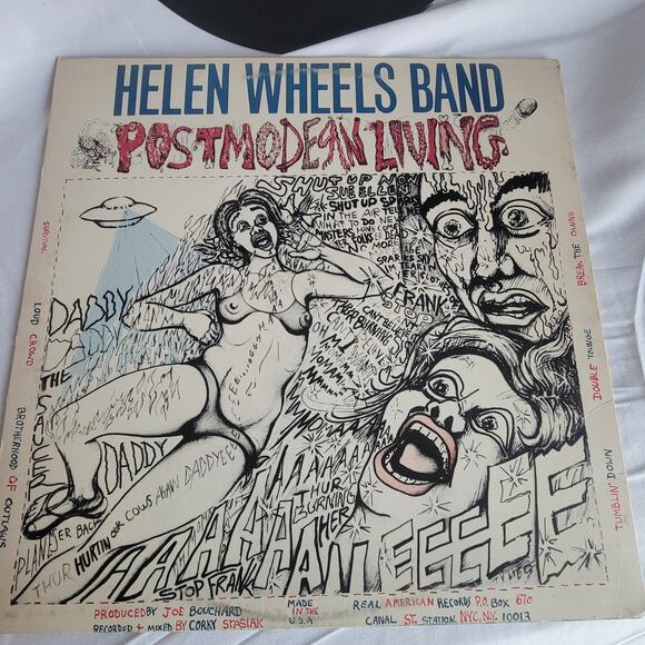 Helen Wheels band  LP  post modern living 1981 - Picture 3 of 3